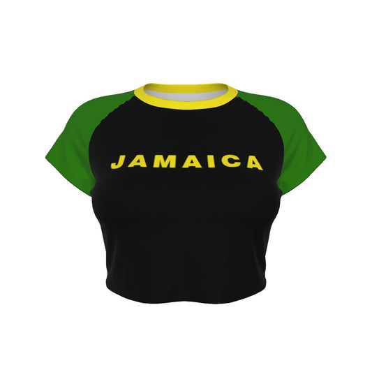 Jamaica Cropped Tee (Green)