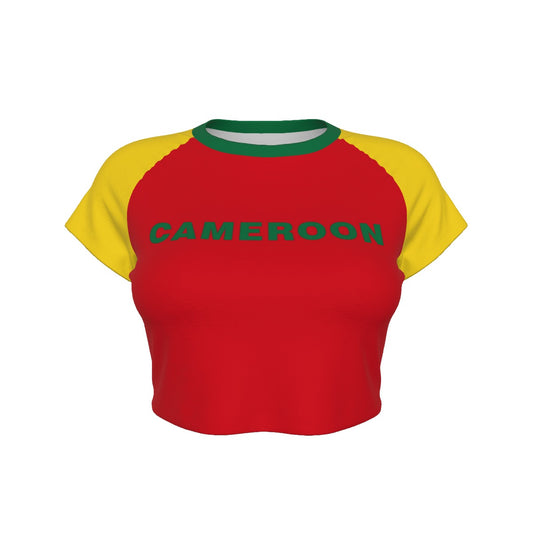 Cameroon Cropped Tee (Yellow)