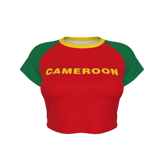 Cameroon Cropped Tee (Green)