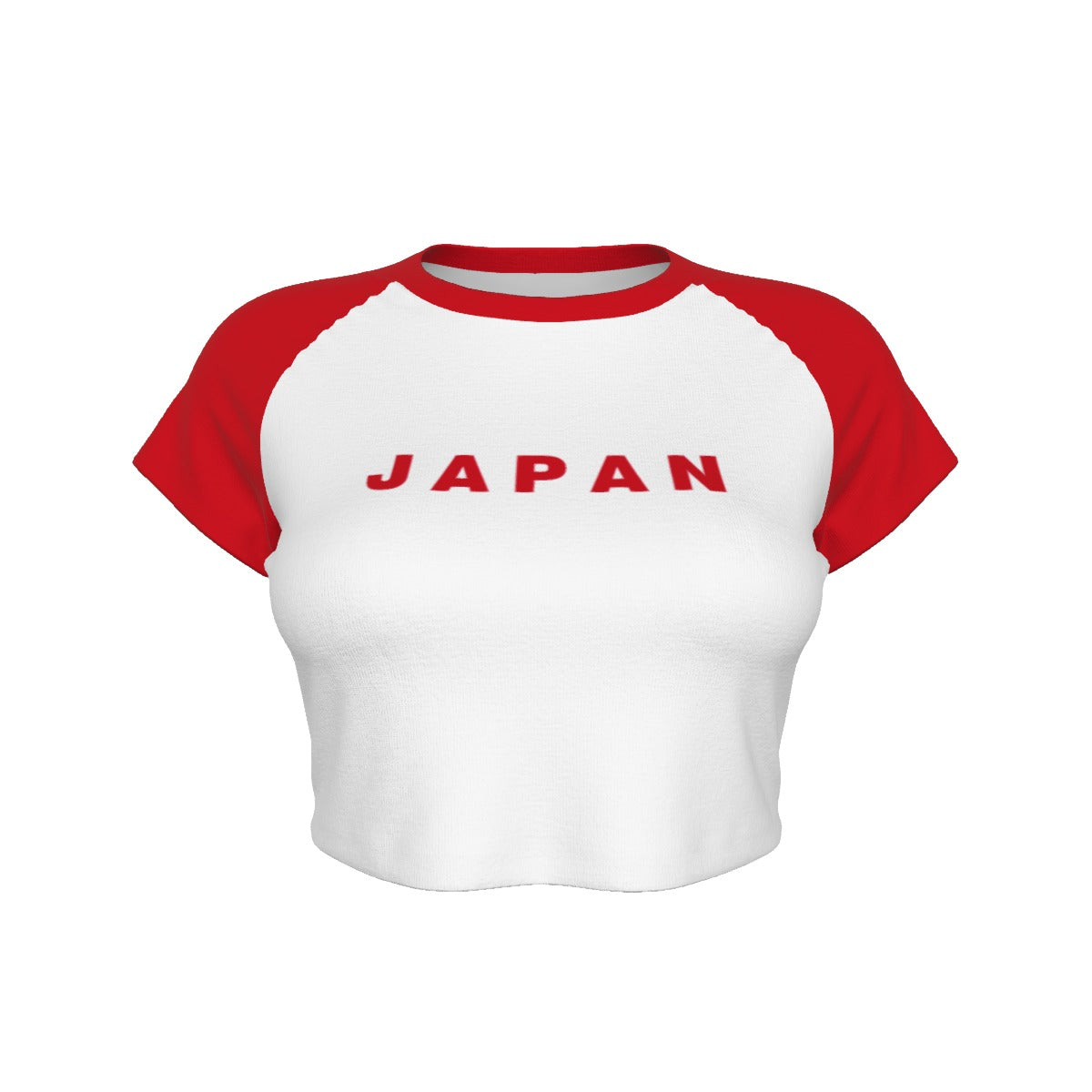 Japan Cropped Tee (Red)