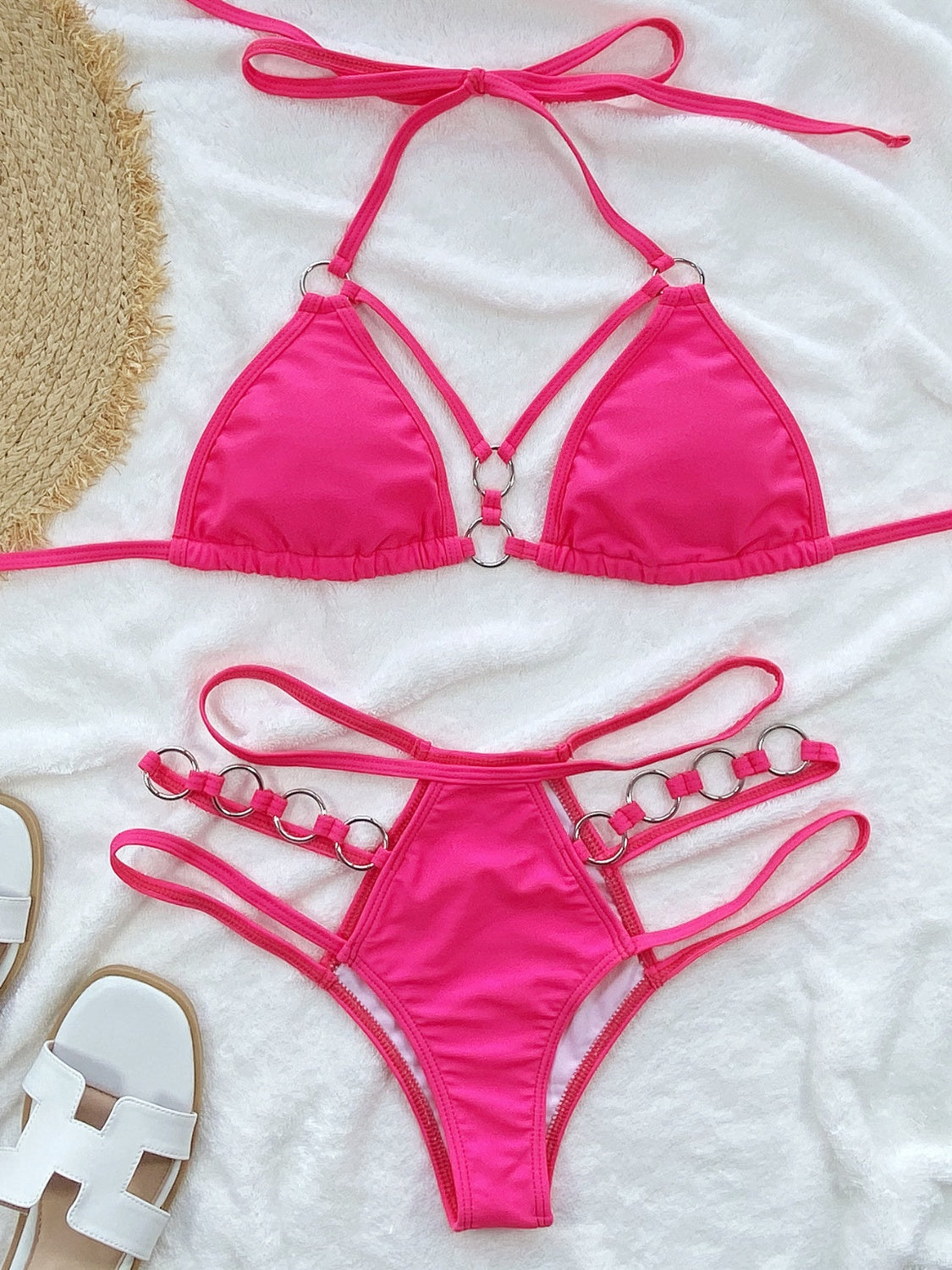 Moonlight Temptation Cutout Bikini Set