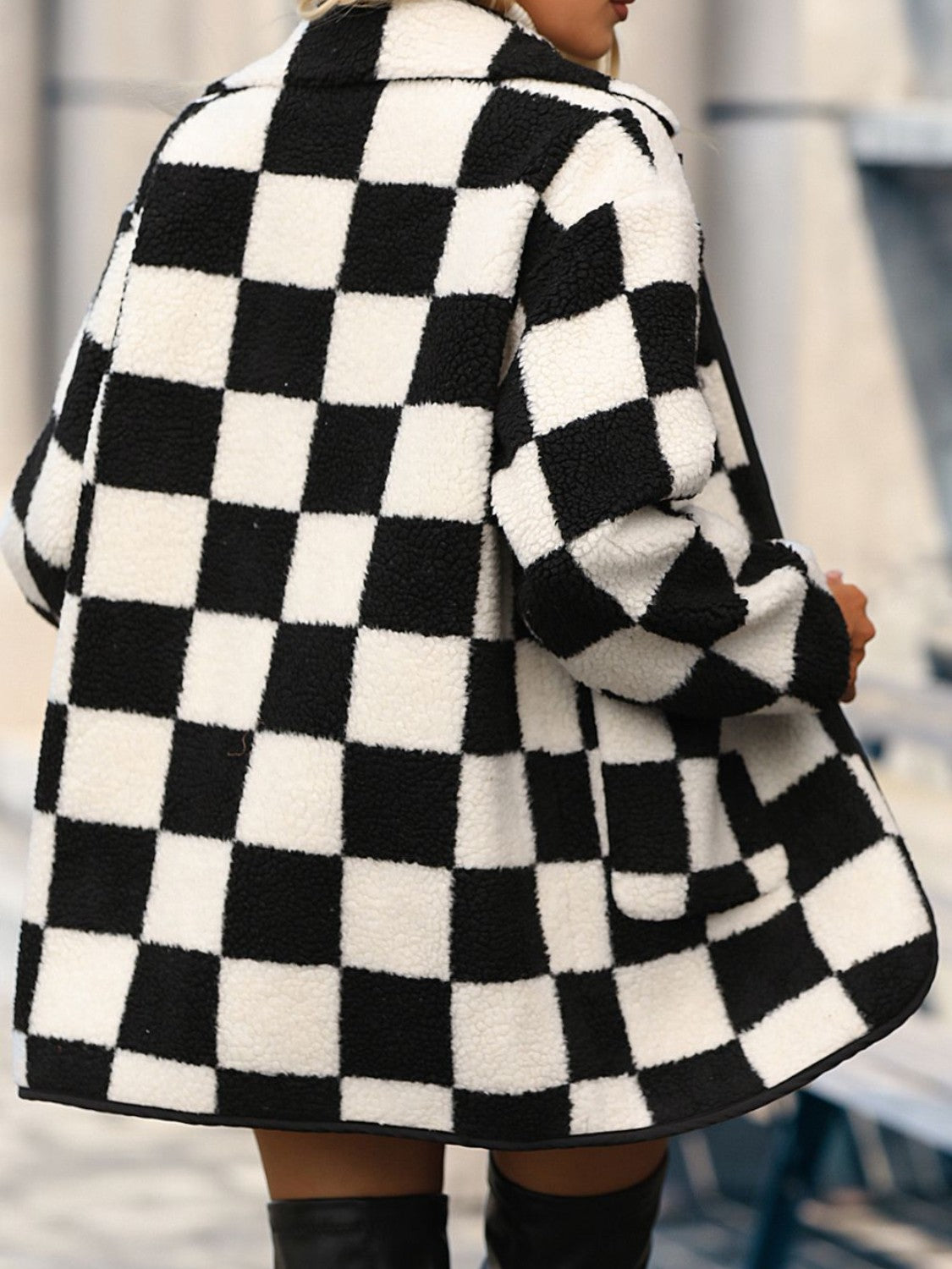 Chic Checkmate Coat